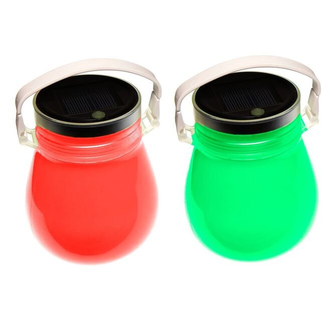 100 Lumen Solar Powered Lanterns, 2-Pack 100 Lumen Solar Powered Lanterns, 2-Pack - Image 1