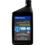 10W-40 4 Stroke Synthetic Blend Marine Engine Oil, 1 Quart