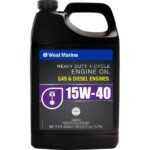 15W-40 4 Stroke Conventional Heavy Duty Marine Engine Oil, 1 Gallon