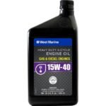 15W-40 4 Stroke Conventional Heavy Duty Marine Engine Oil, 1 Quart