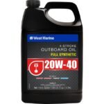 20W-40 4 Stroke Full Synthetic Marine Engine Oil, 1 Gallon