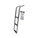 3-Step Under Platform Telescoping Swim Ladder with Safety Stick