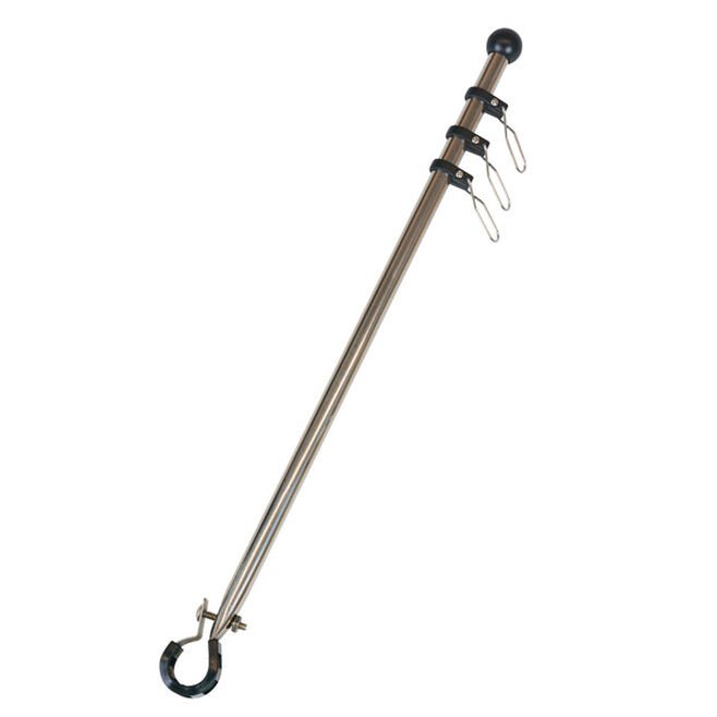 Stainless Steel Flag Staff with Integral Mount Stainless Steel Flag Staff with Integral Mount - Image 1