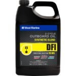 TC-W3 2 Stroke Synthetic Blend DFI Marine Engine Oil, 2.5 Gallon